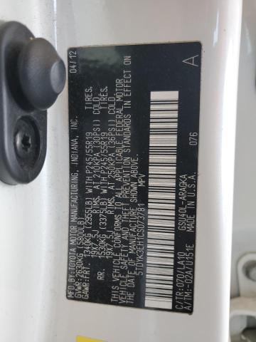 2012 Toyota Highlander Limited VIN: 5TDYK3EH1CS073781 Lot: 50785814