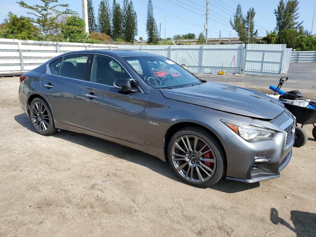 JN1FV7AR2KM800220 2019 Infiniti Q50 Red Sport 400