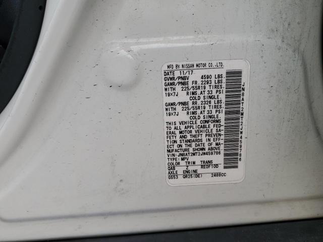 2018 NISSAN ROGUE S - JN8AT2MT2JW459786