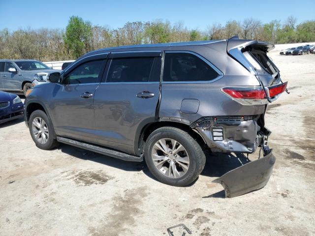 2015 Toyota Highlander Xle VIN: 5TDKKRFH2FS104774 Lot: 49765694