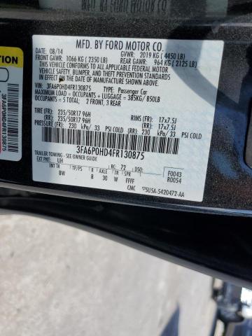 VIN 3FA6P0HD4FR130875 2015 Ford Fusion, SE no.13