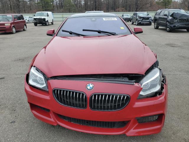  BMW 6 SERIES 2014 Czerwony