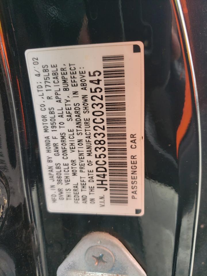 JH4DC53832C032545 2002 Acura Rsx