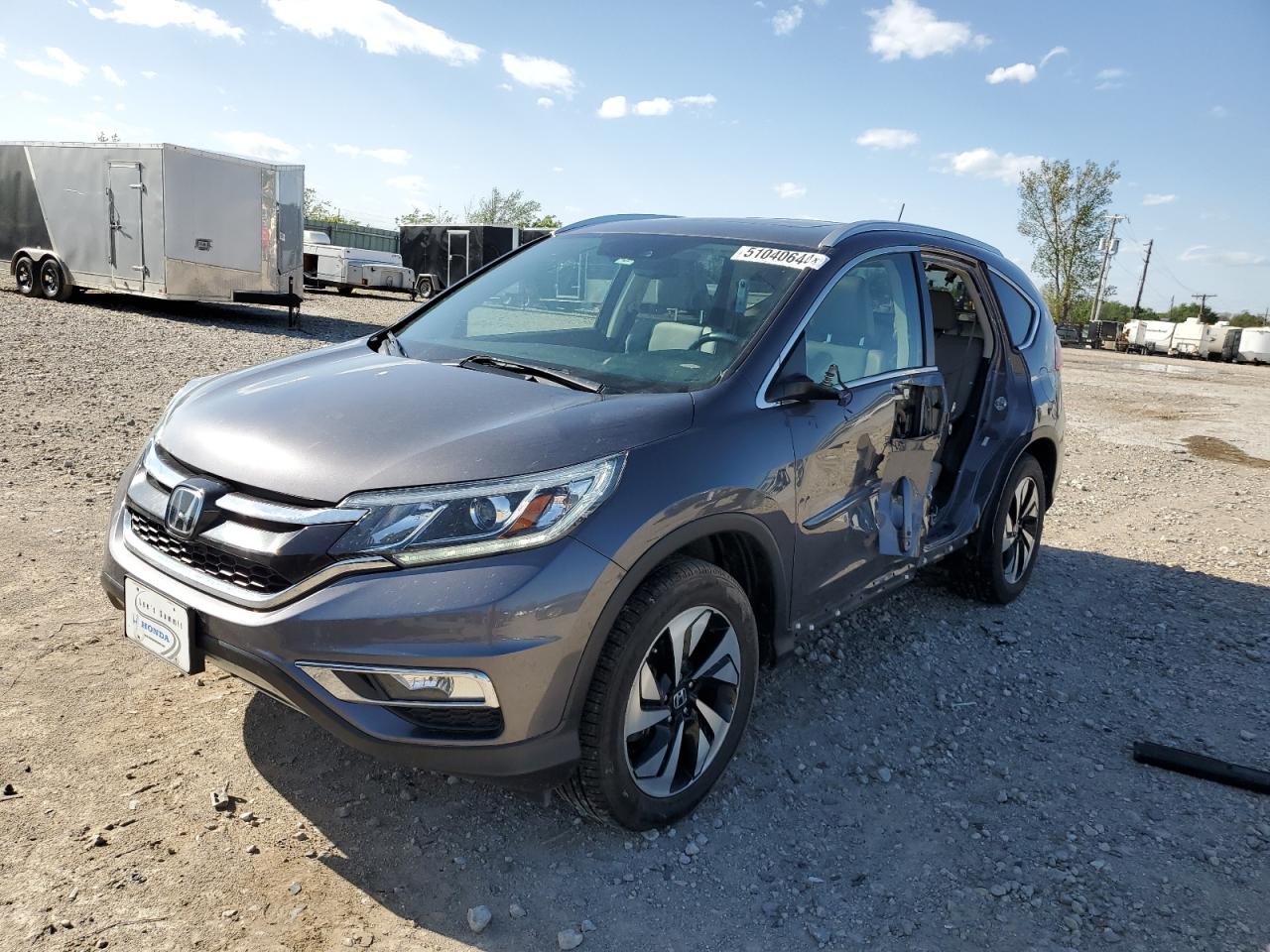 5J6RM4H93FL077193 2015 Honda Cr-V Touring