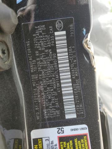 VIN 4T1M11AK7LU880790 2020 Toyota Camry, SE no.12