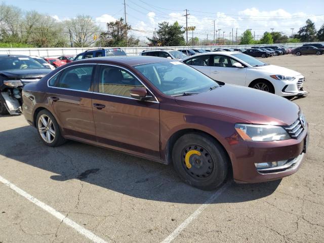 Lot #2487317846 2013 VOLKSWAGEN PASSAT SE salvage car