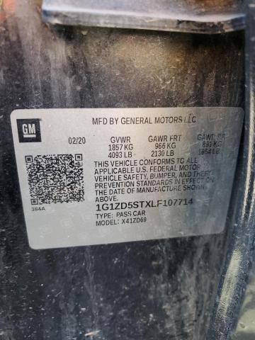 2020 Chevrolet Malibu Lt VIN: 1G1ZD5STXLF107714 Lot: 51691524