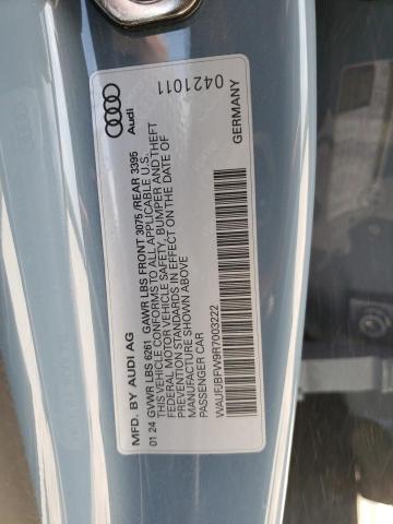 2024 AUDI E-TRON GT - WAUFJBFW9R7003222
