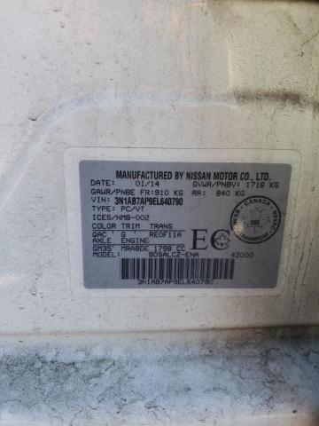 2014 Nissan Sentra S VIN: 3N1AB7AP9EL640790 Lot: 49915804