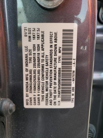 2021 HONDA CR-V EX - 7FART6H58ME008084