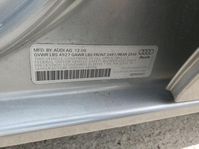 2010 Audi A4 Premium Plus VIN: WAUFFAFL9AN042264 Lot: 52579314