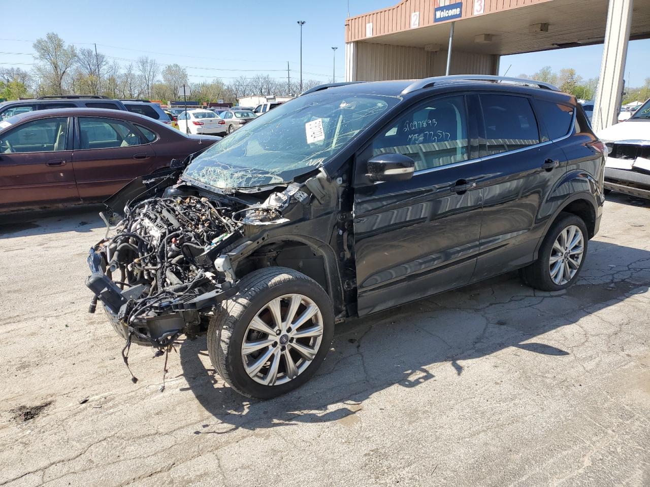 Lot #2485024992 2017 FORD ESCAPE TIT