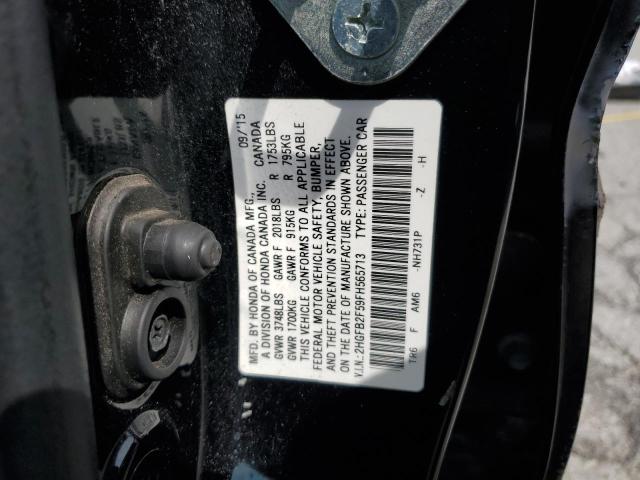 2015 HONDA CIVIC LX - 2HGFB2F59FH565713
