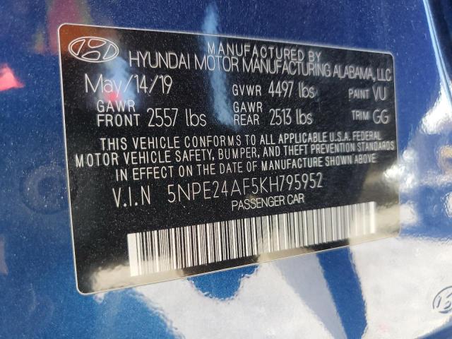 2019 HYUNDAI SONATA SE - 5NPE24AF5KH795952