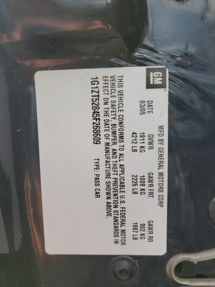 1G1ZT52845F268609 2005 Chevrolet Malibu Ls