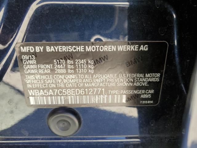 2014 BMW 528 Xi VIN: WBA5A7C58ED612771 Lot: 51259344