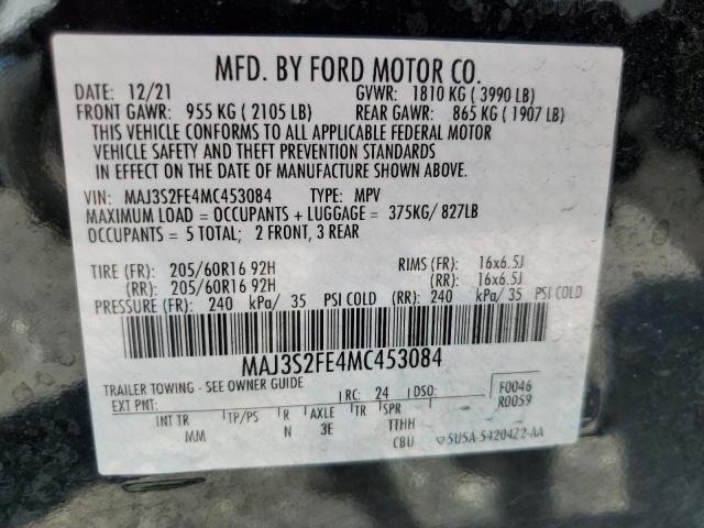 2021 Ford Ecosport S VIN: MAJ3S2FE4MC453084 Lot: 51019704