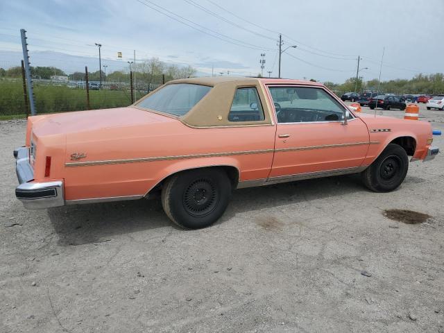 BUICK ELECT LTD. 1977 orange   4X37K7H572047 photo #4