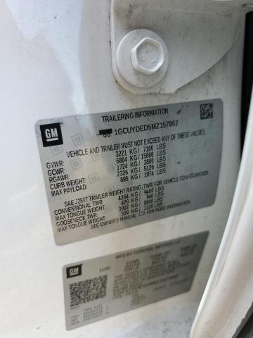 2021 Chevrolet Silverado K1500 Lt VIN: 1GCUYDED5MZ157862 Lot: 51201124