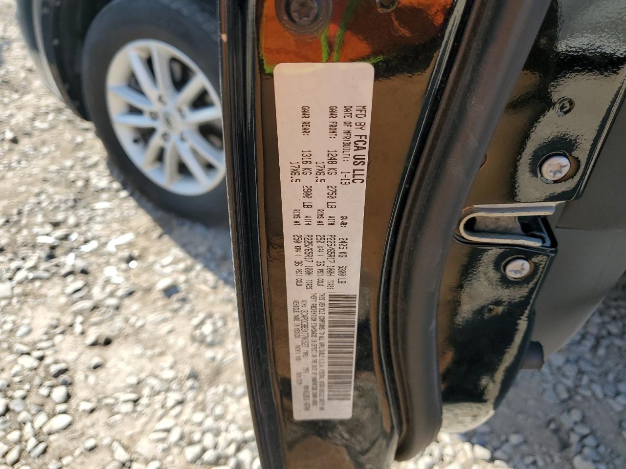 3C4PDCBB3KT701527 2019 Dodge Journey Se