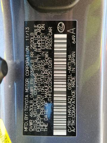 2014 Lexus Is 350 VIN: JTHFE2C2XE2510287 Lot: 50280564