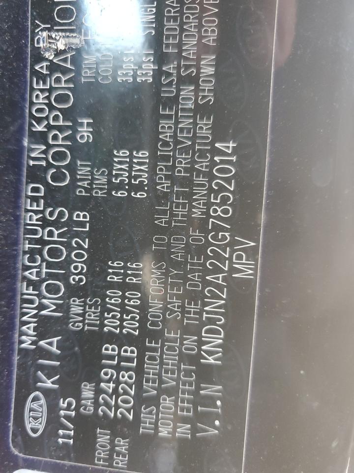 KNDJN2A22G7852014 2016 Kia Soul