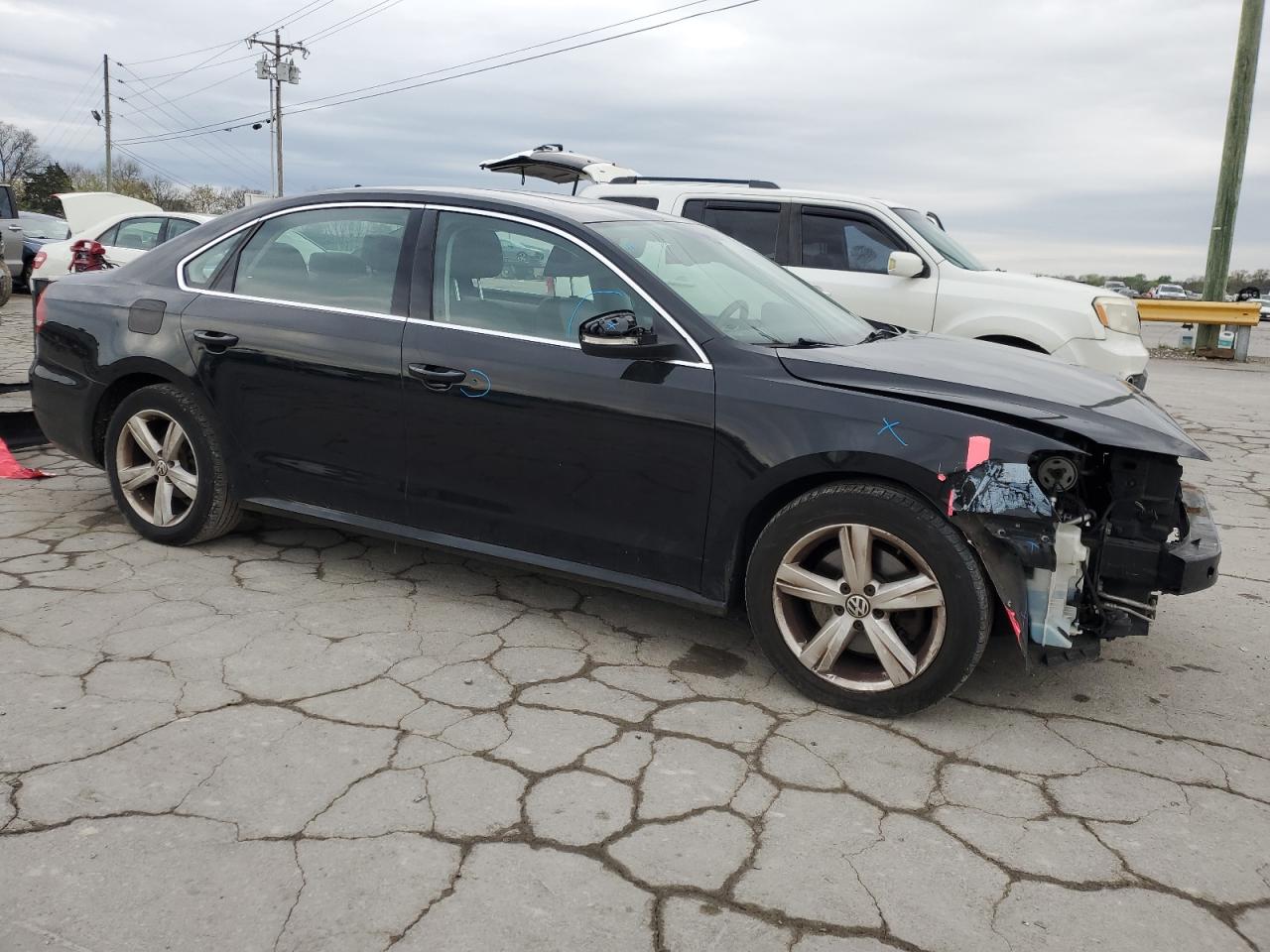 2013 Volkswagen Passat Se vin: 1VWBP7A34DC107110