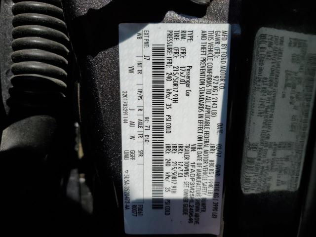 2017 Ford Focus Sel VIN: 1FADP3M25HL249646 Lot: 51632014