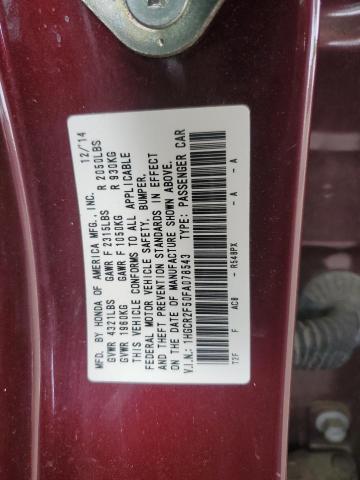 2015 HONDA ACCORD SPO - 1HGCR2F50FA078543