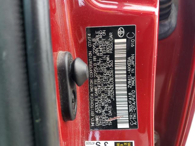 2014 Toyota Prius V VIN: JTDZN3EU3E3361363 Lot: 51272564