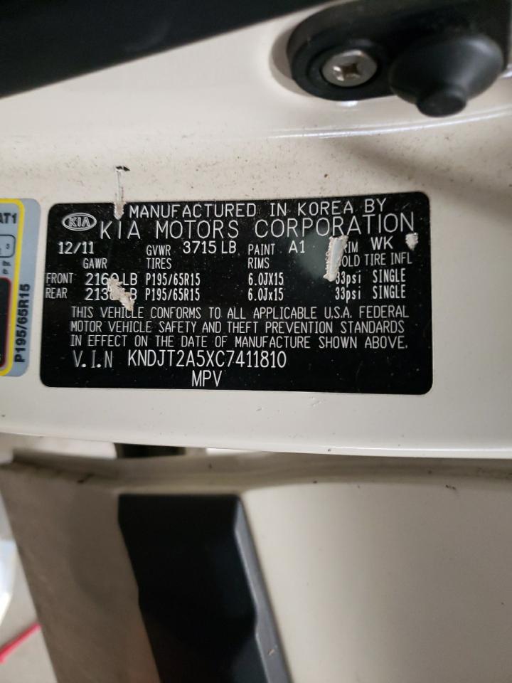 KNDJT2A5XC7411810 2012 Kia Soul
