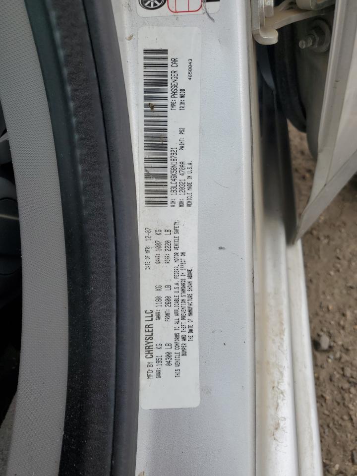 1B3LC46K58N187921 2008 Dodge Avenger Se