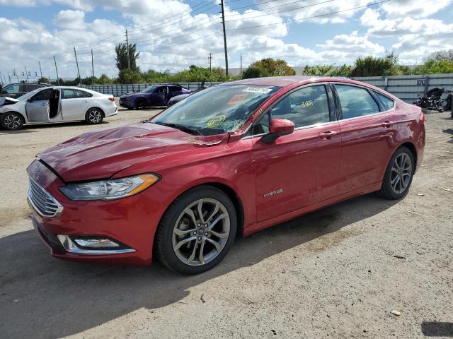 Lot #2492128570 2017 FORD FUSION SE salvage car