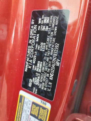 2022 Kia Soul Lx VIN: KNDJ23AU7N7831592 Lot: 49162954