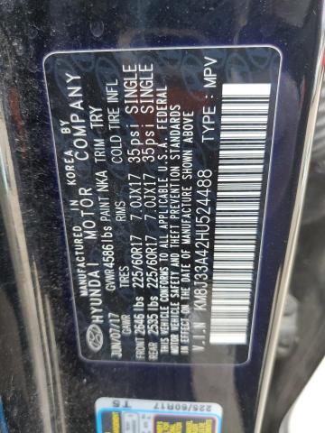 KM8J33A42HU524488 2017 Hyundai Tucson Limited