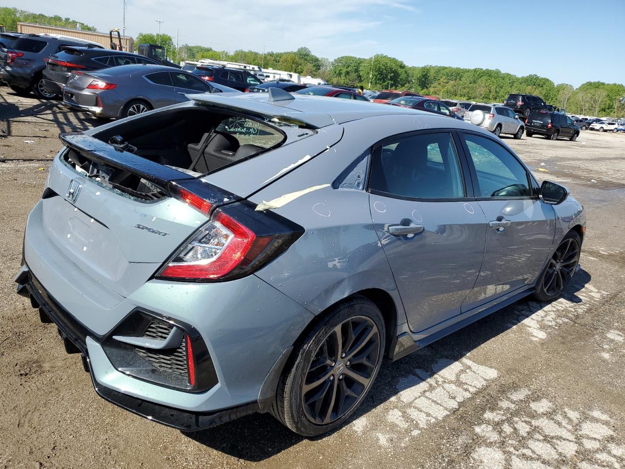 Lot #2741458407 2020 HONDA CIVIC SPOR