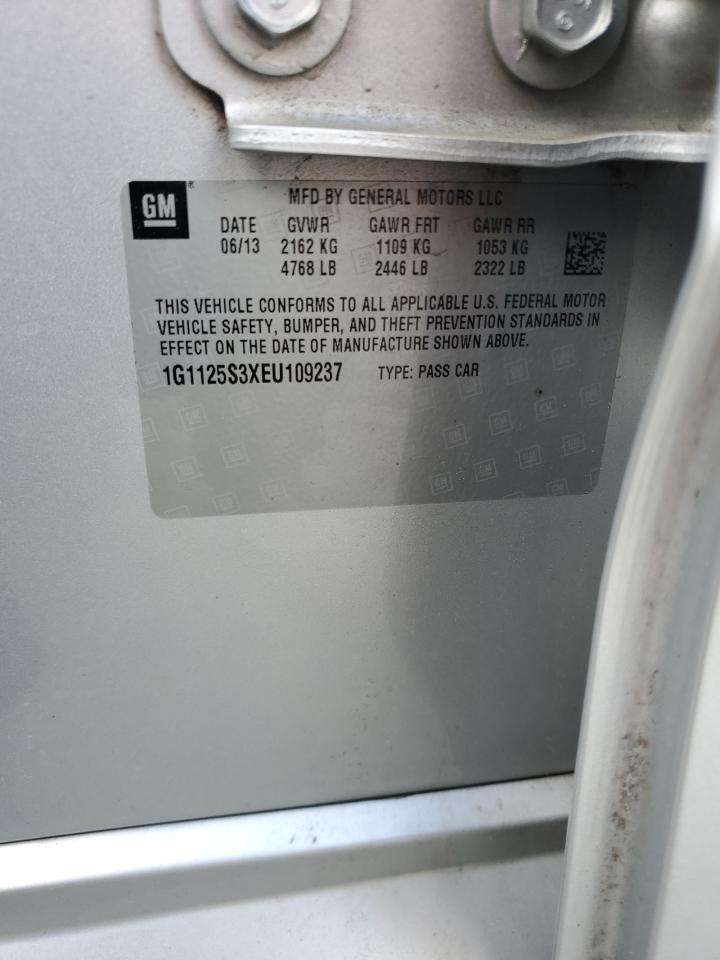 1G1125S3XEU109237 2014 Chevrolet Impala Lt