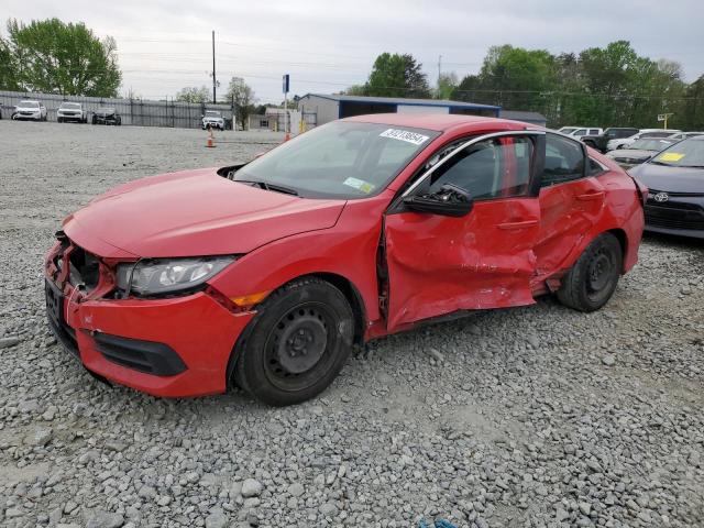 Lot #2505926552 2018 HONDA CIVIC LX salvage car