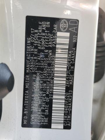 2017 Toyota Corolla L VIN: 2T1BURHE2HC853633 Lot: 51400054