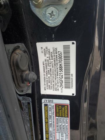 2008 Honda Civic Si VIN: 2HGFG21588H703057 Lot: 49286254