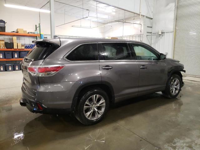 VIN 5TDBKRFHXES015808 2014 Toyota Highlander, LE no.3