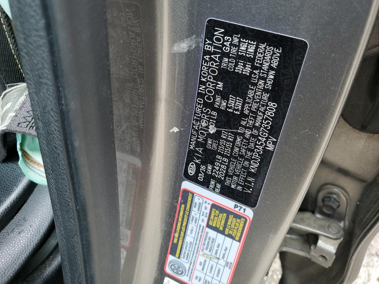 KNDJP3A54G7357808 2016 Kia Soul +