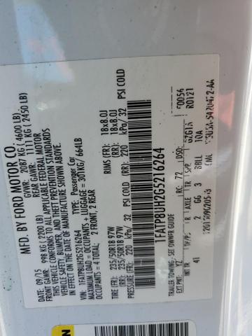 2016 Ford Mustang VIN: 1FATP8UH2G5216264 Lot: 51817354