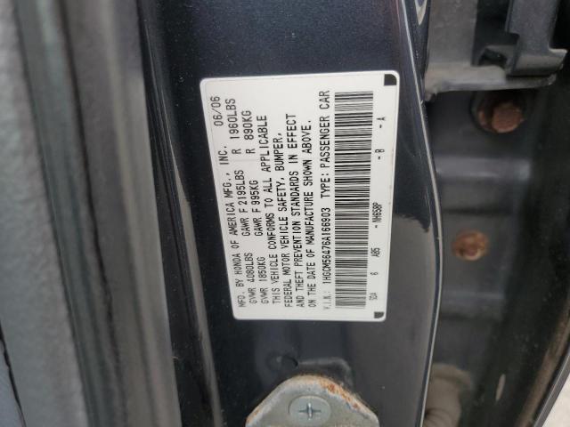 2006 Honda Accord Lx VIN: 1HGCM56476A166903 Lot: 50618534