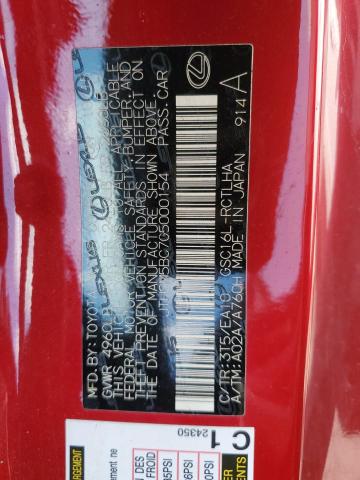 2016 LEXUS RC 300 JTHSM5BC7G5000154