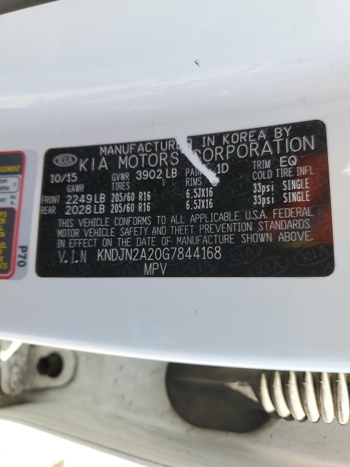 KNDJN2A20G7844168 2016 Kia Soul