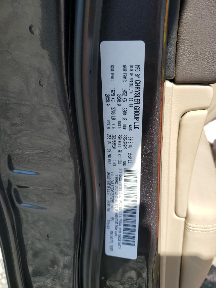 1C4RJFCGXFC677208 2015 Jeep Grand Cherokee Overland