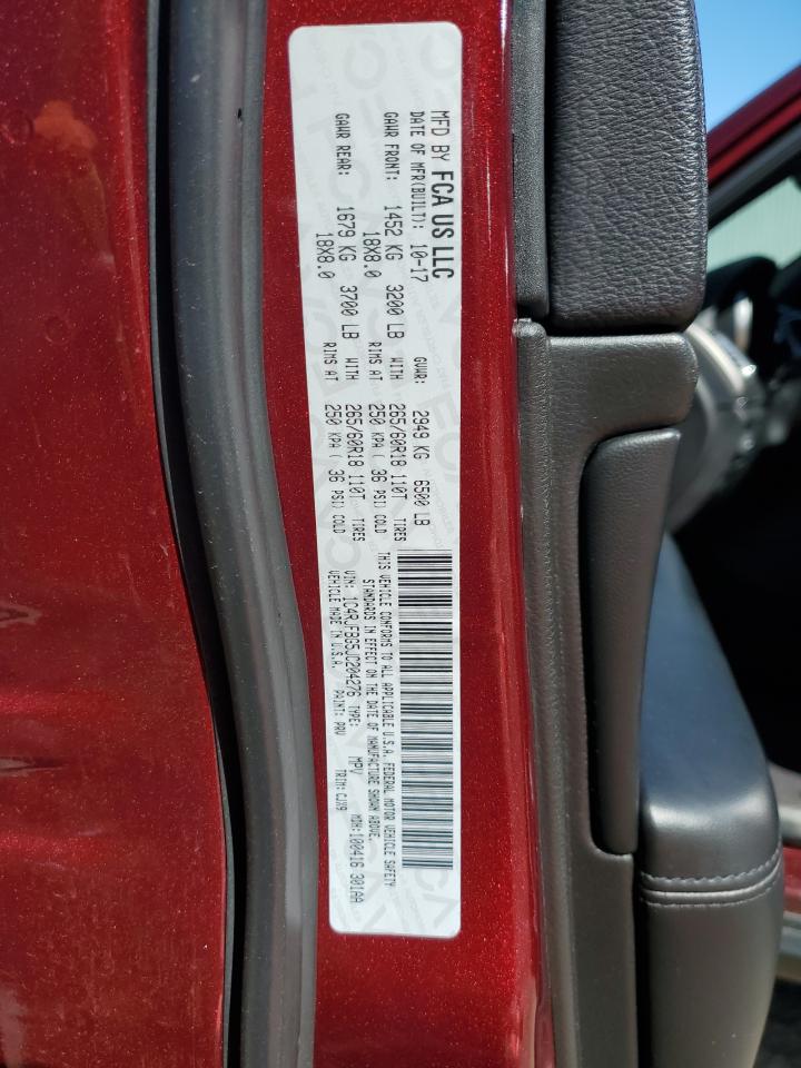 1C4RJFBG5JC204276 2018 Jeep Grand Cherokee Limited