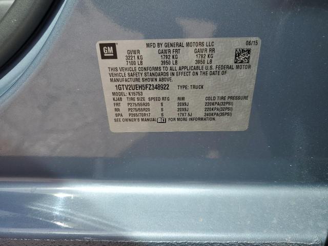 2015 GMC SIERRA K15 - 1GTV2UEH5FZ348922