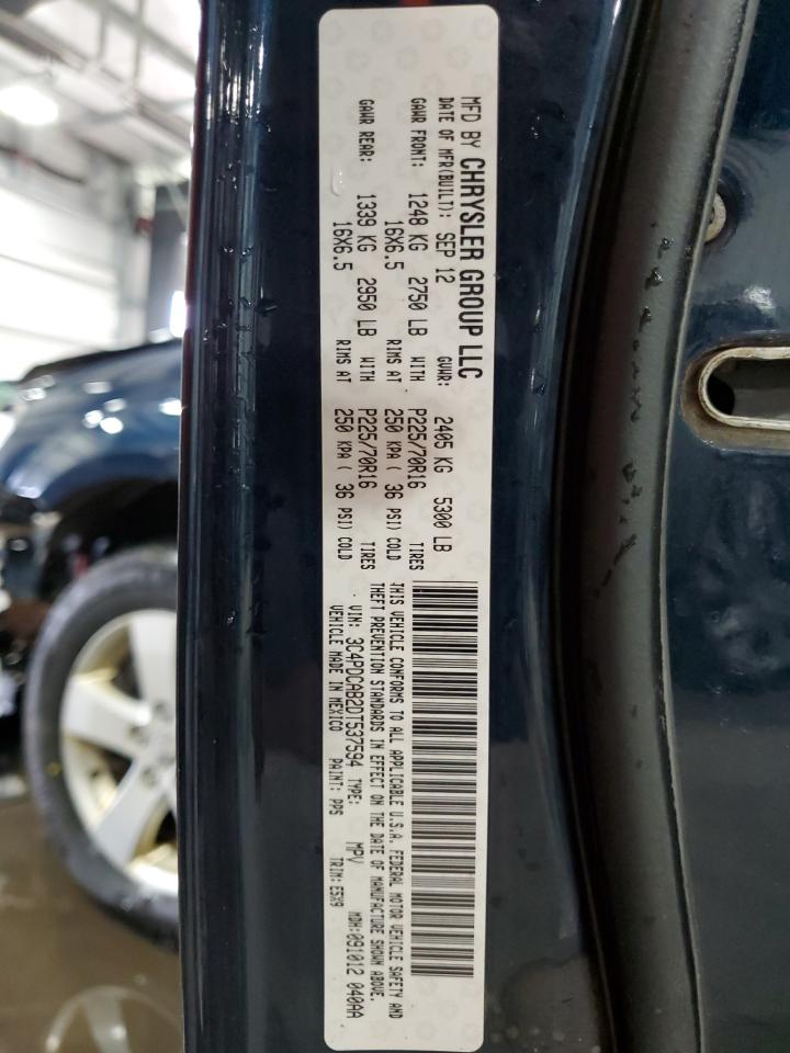 3C4PDCAB2DT537594 2013 Dodge Journey Se